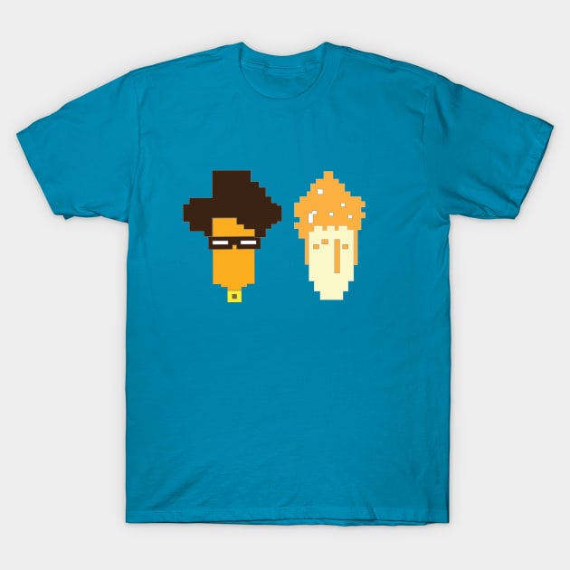 IT Crowd Roy and Moss T-Shirt by Pinnuendo